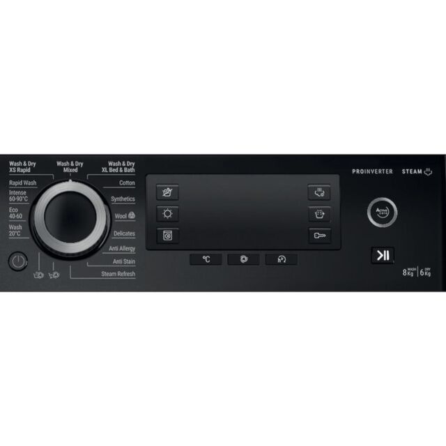 Hotpoint NDD86448BDAUK ActiveCare Freestanding 8+6kg Washer Dryer - Black