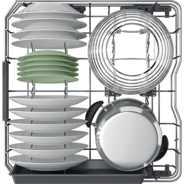 Hotpoint H5PC15M6UK 60cm Semi-Integrated Dishwasher - Stainless Steel