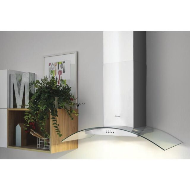 Indesit IHGC 6.5 LM X Cooker Hood - Stainless Steel