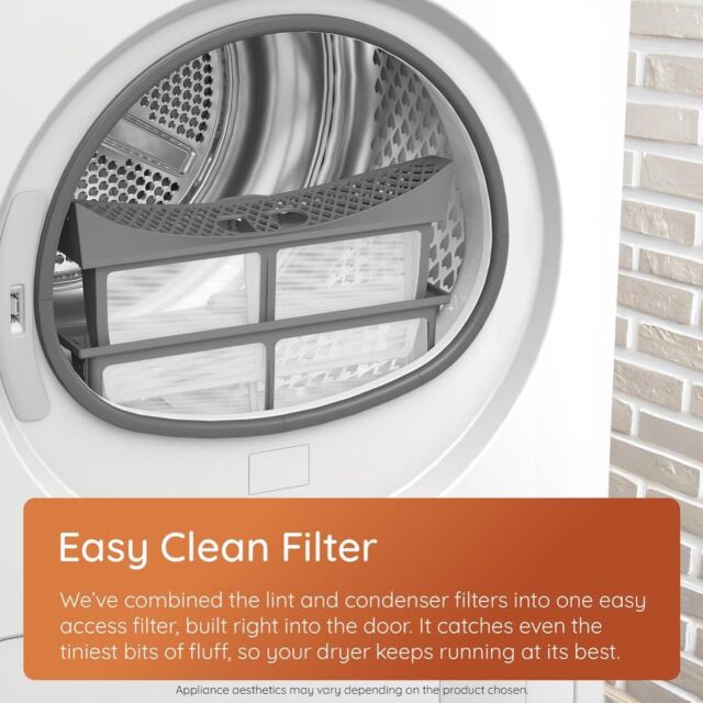 Hotpoint CHSD82MWWUK 8kg Heat Pump Tumble Dryer with Pet Hair Care