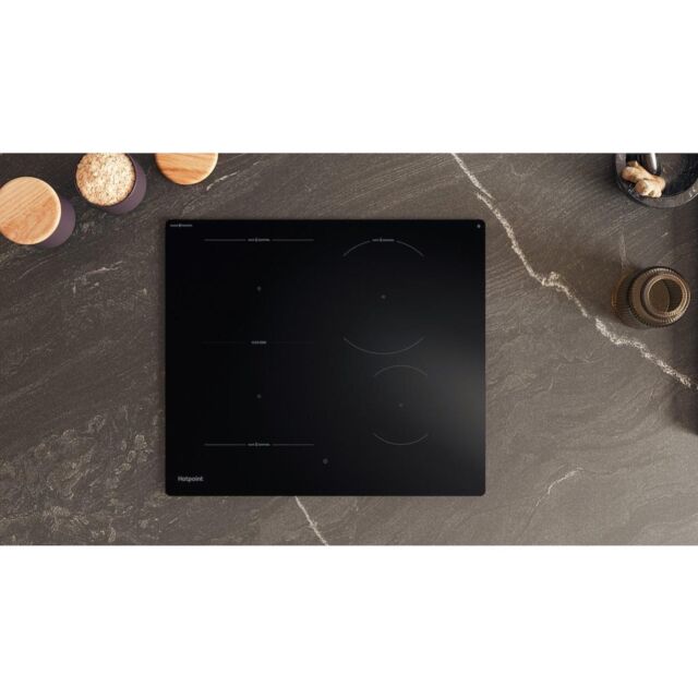 Hotpoint HTX6014DCF HeatControl 60cm Induction Hob with CleanProtect