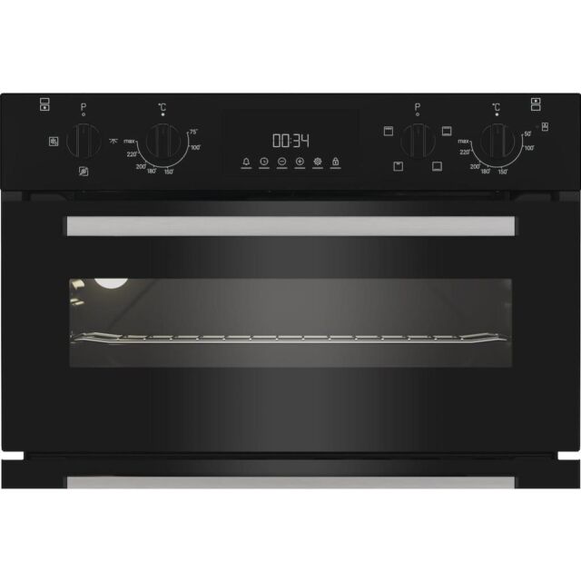 Indesit DUI10DB Built-In Double Oven - Black