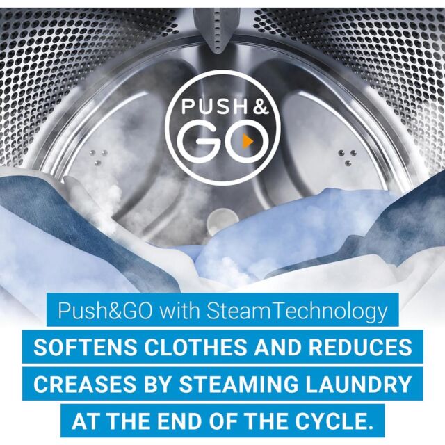 Indesit Push&Go IP 946S PUSH&GO UK 9kg Washing Machine - Silver