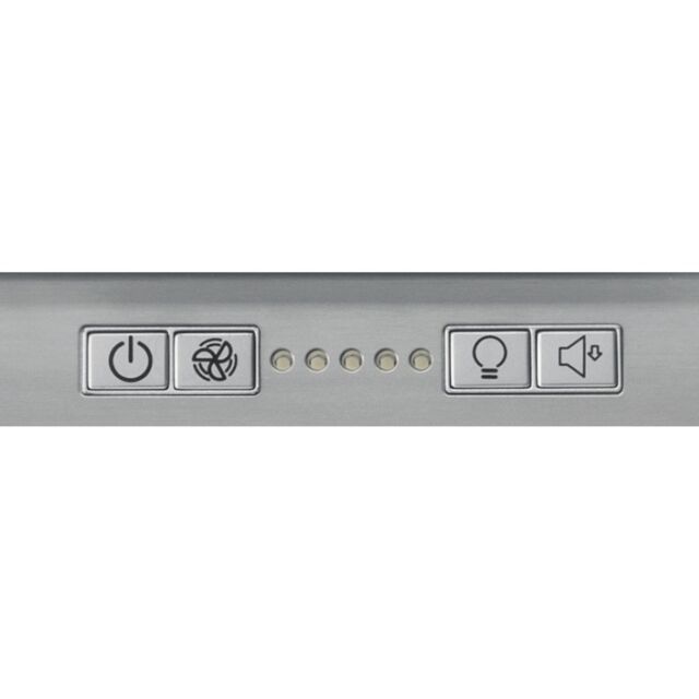 Hotpoint UIF 9.3F LB X 60cm Chimney Island Cooker Hood - Stainless Steel