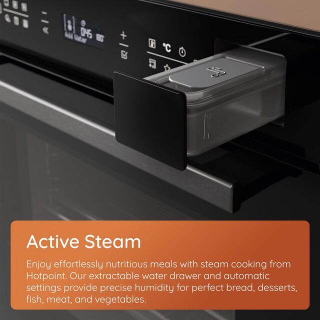Hotpoint HCS9A9PHTSBA Built-In Single Oven - Black