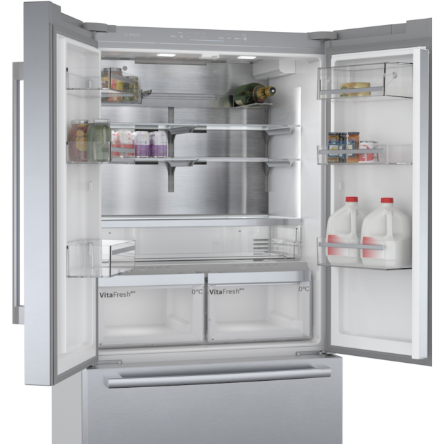 Bosch KFF96PIEP, French door bottom freezer, multi door