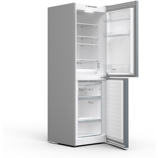 Bosch KGN34NLEAG, Free-standing fridge-freezer with freezer at bottom