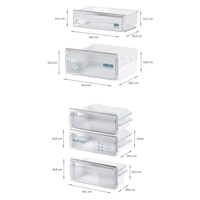 Siemens KI86NADD0, Built-in fridge-freezer with freezer at bottom