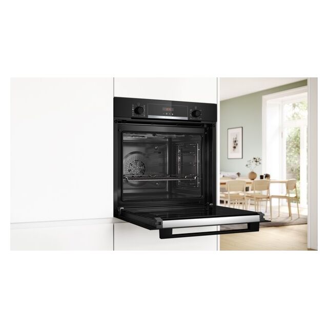 Bosch HQA574BB3B, Built-in oven with added steam function