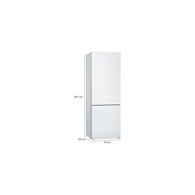 Bosch KGE49AWCAG, Free-standing fridge-freezer with freezer at bottom