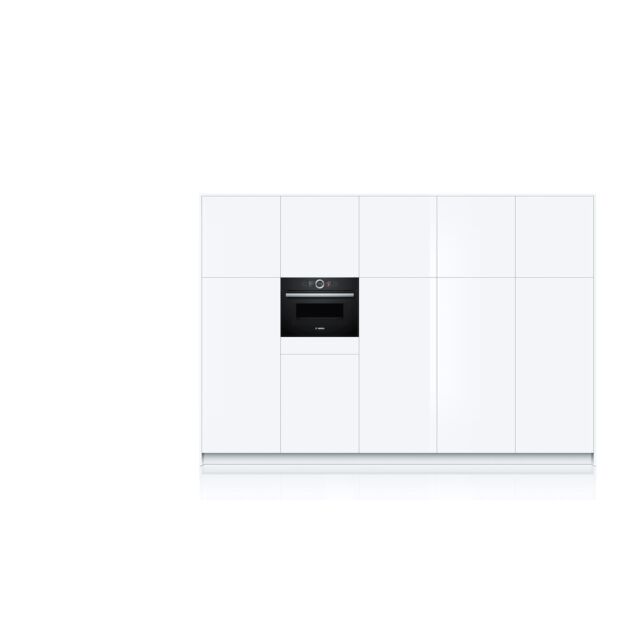 Bosch CMG656BB6B, Built-in compact oven with microwave function