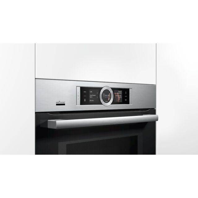 Bosch CMG656BS6B, Built-in compact oven with microwave function