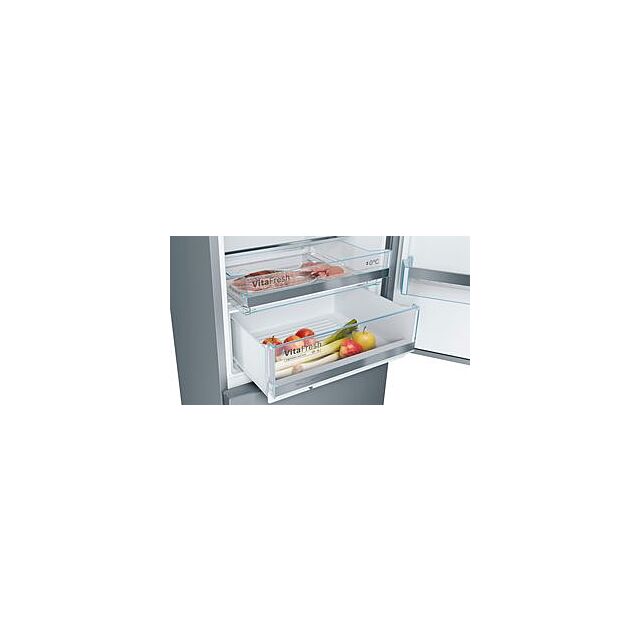 Bosch KGE49AICAG, Free-standing fridge-freezer with freezer at bottom