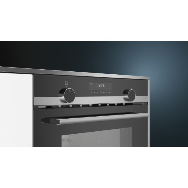 Siemens CM585AGS0B, Built-in microwave oven with hot air