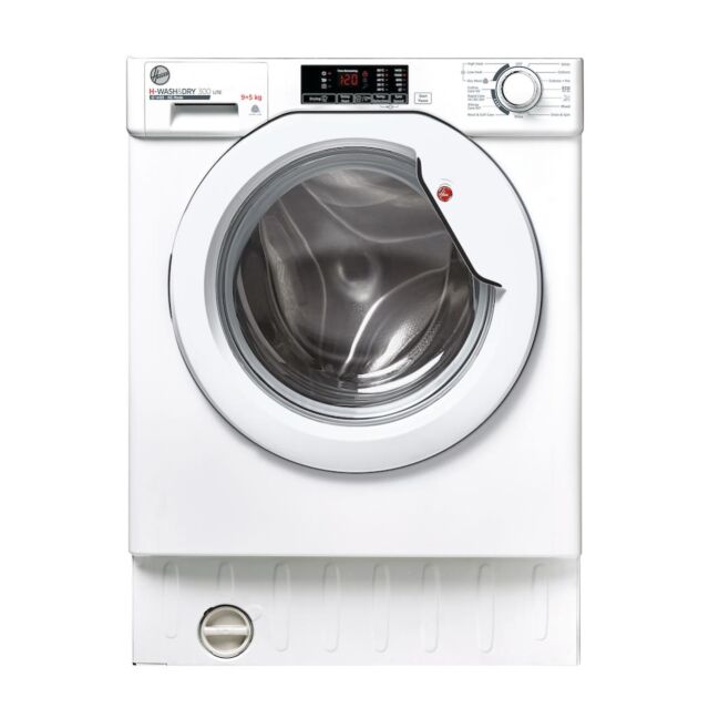 Hoover HBD 495D1E/1-80 9/5kg Integrated Washer Dryer with D/E Energy Rating - White
