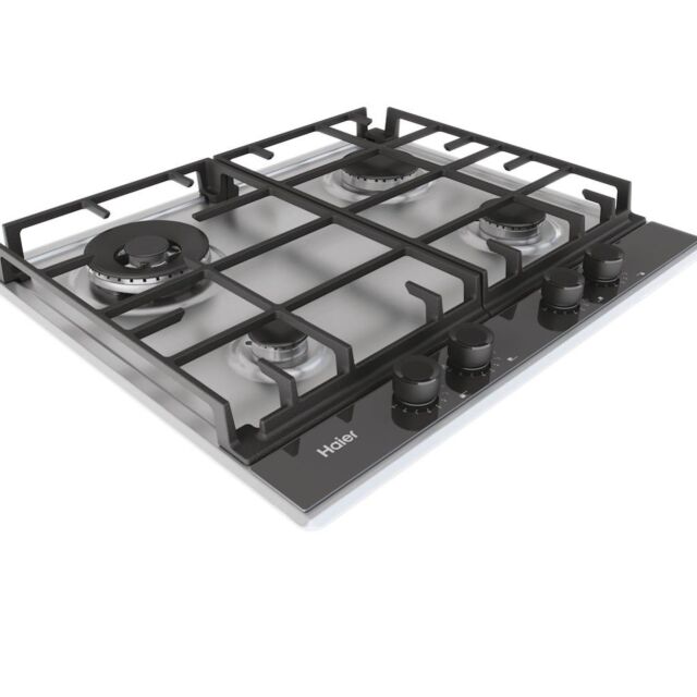 Haier HAHG6BR4S2X 60cm Gas Hob - Stainless Steel