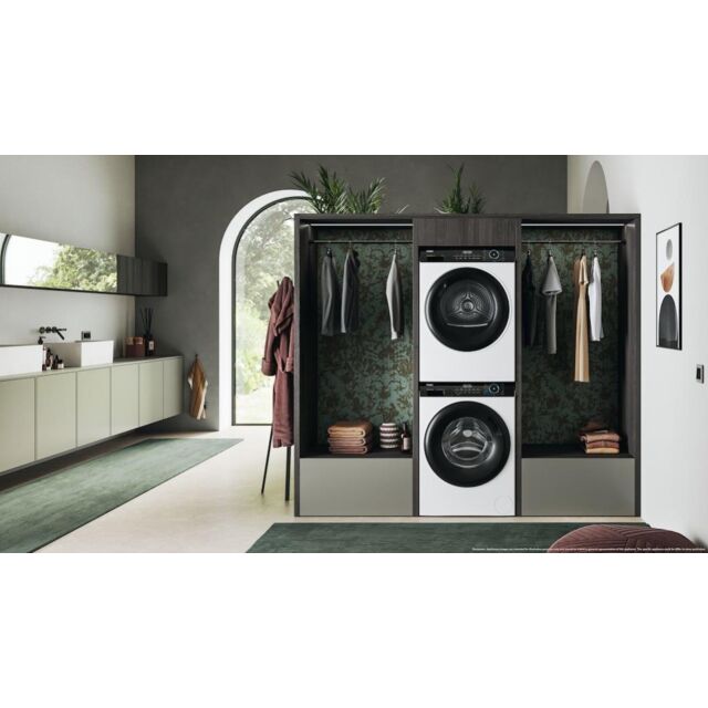 Haier HD80-A2939 I Pro Series 3 8kg Heat Pump Tumble Dryer - A++ Energy Rated- White