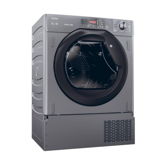 Haier HDB4 H7A2TBERX80 Series 4 7kg A++ Rated Integrated Tumble Dryer - Graphite