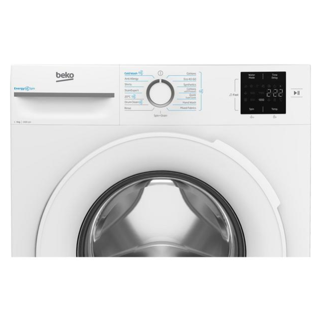 Beko BM3WT3941W Freestanding 9kg 1400rpm Washing Machine- White