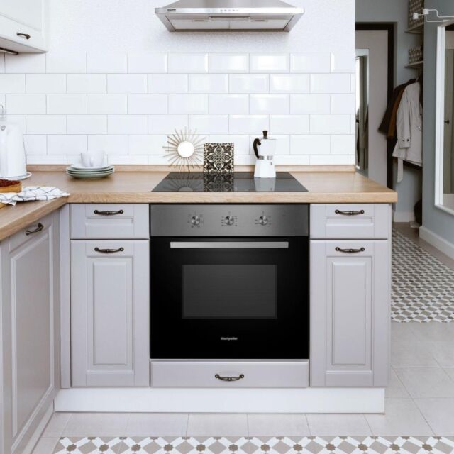 Montpellier MCERPACK Single Fan Oven & Ceramic Hob Pack