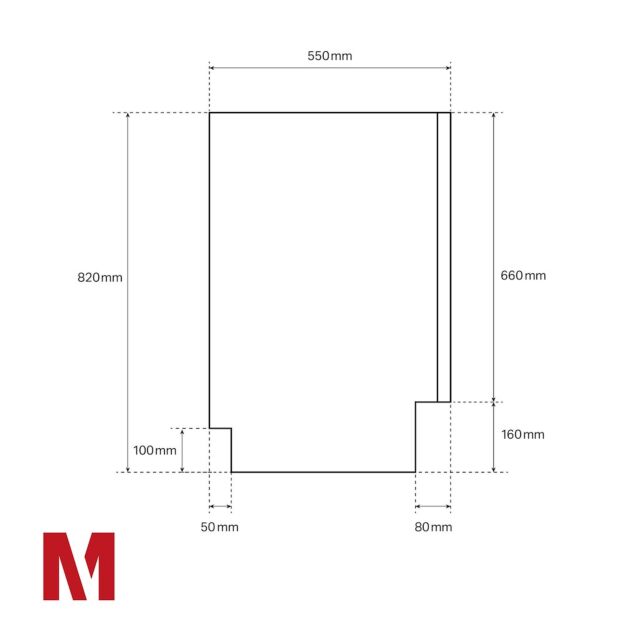 Montpellier MDWBID4553 45cm 10 Place Setting Fully Integrated Slimline Dishwasher