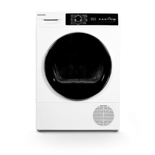 Montpellier MHP10SDW 10kg Heatpump Sensor Tumble Dryer - White