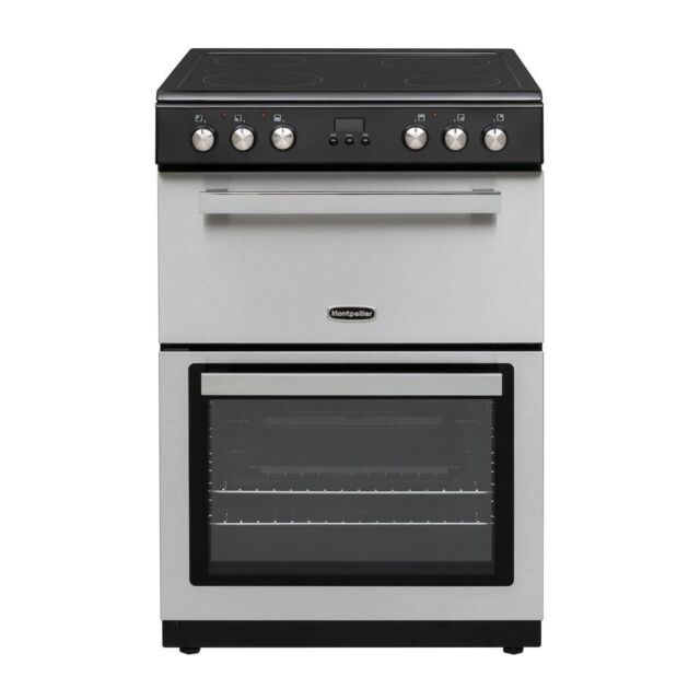 Montpellier MMRC60FX 60cm Ceramic Mini Range Cooker in Stainless Steel