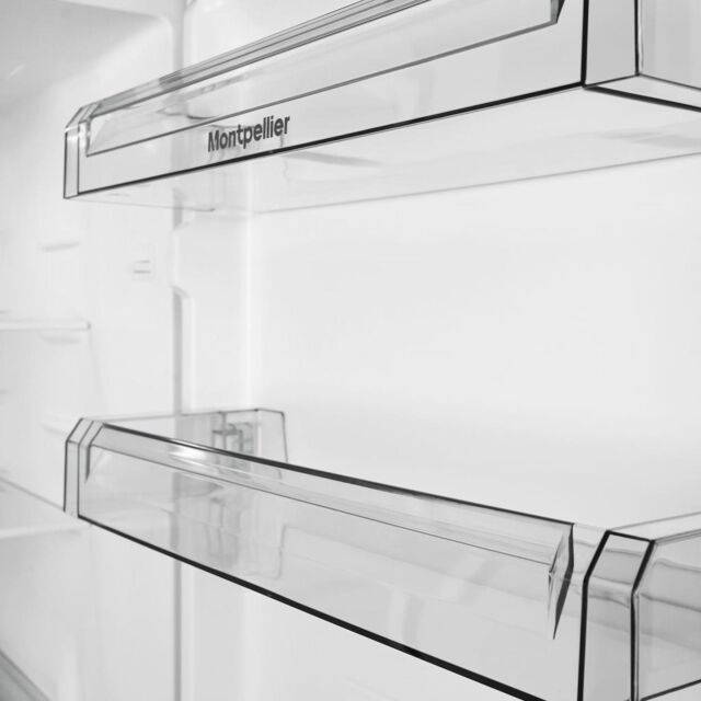 Montpellier MNF167ES No Frost 50/50 Fridge Freezer In Silver