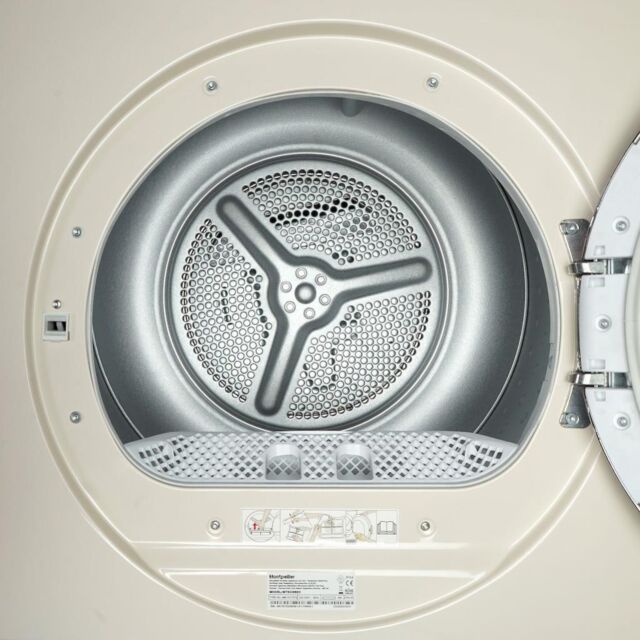Montpellier MTDC8SDC 8kg Condenser Sensor Tumble Dryer - Cream