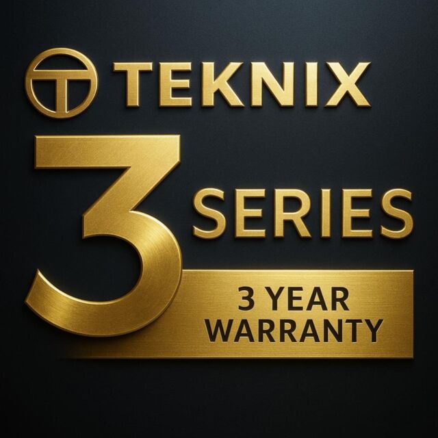 Teknix TX3BD608  Black Full Size Dishwasher  15 Place Settings  C Energy Rating