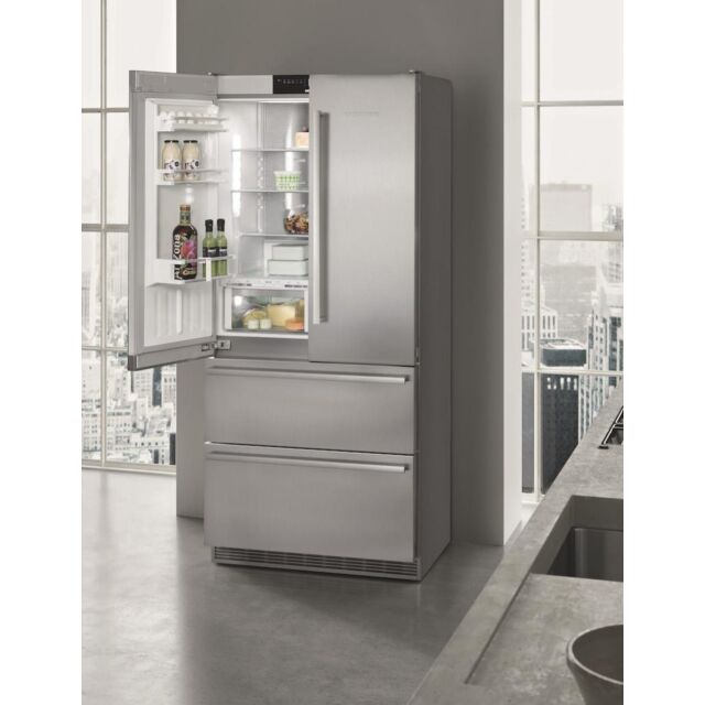 Liebherr CBNes6256 471L Freestanding American Fridge Freezer