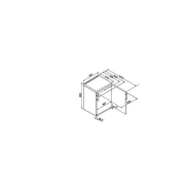 Liebherr T1414 Undercounter Fridge