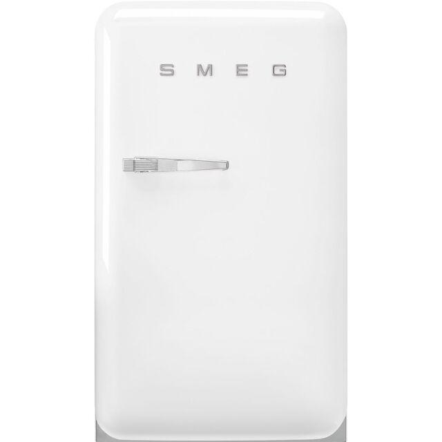 Smeg FAB10RWH5 55cm 50s Style Small Right Hand Hinge Fridge with Icebox