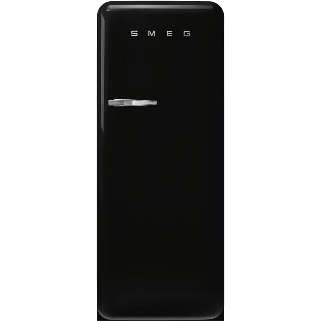 Smeg FAB28RBL6UK Retro Fridge with Icebox Right Hand Hinge - Black