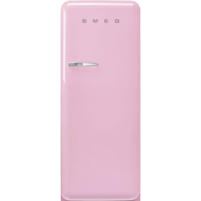 Smeg FAB28RPK5UK Retro Tall Fridge with Ice Box - Pink