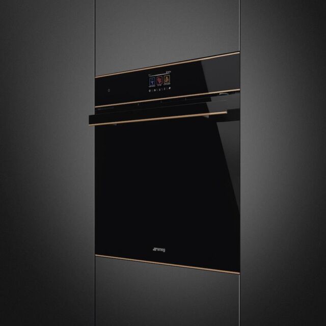 Smeg SOP6604TPNR 60cm Dolce Stil Novo Pyrolytic Oven with VIVOScreen, Copper
