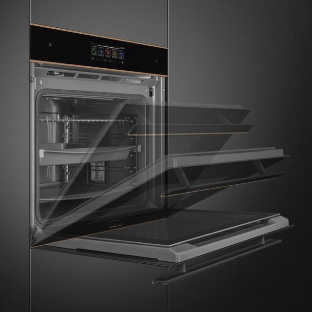 Smeg SOP6606WS2PNR 60cm Dolce Stil Novo Pyrolytic SteamOne Wi-Fi Oven