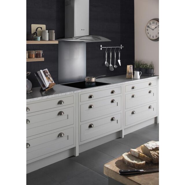 Caple CSBCURVE605 600mm wide Stainless Steel splashback