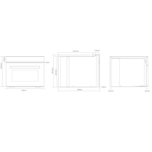 Caple CM111GM Built-In Combination Microwave