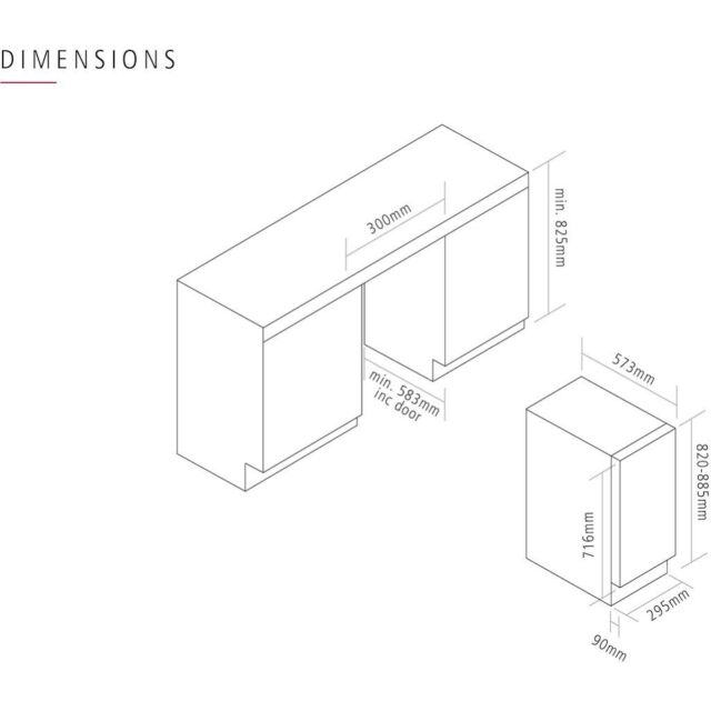 Caple WI3150 Wine Cooler