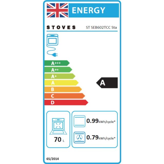 Stoves ST SEB602TCC Sta Built In Single Electric Oven