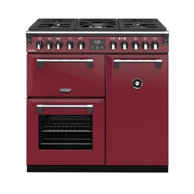 Stoves ST RICH DX S900DF CB Cre 90cm Dual Fuel Range Cooker