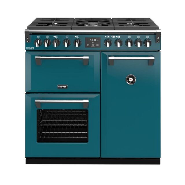 Stoves ST RICH DX S900DF CB Kte 90cm Dual Fuel Range Cooker