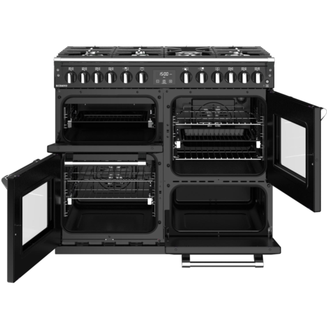 Stoves Richmond ST RICH S1000DF MK22 BK 100cm Dual Fuel Range Cooker