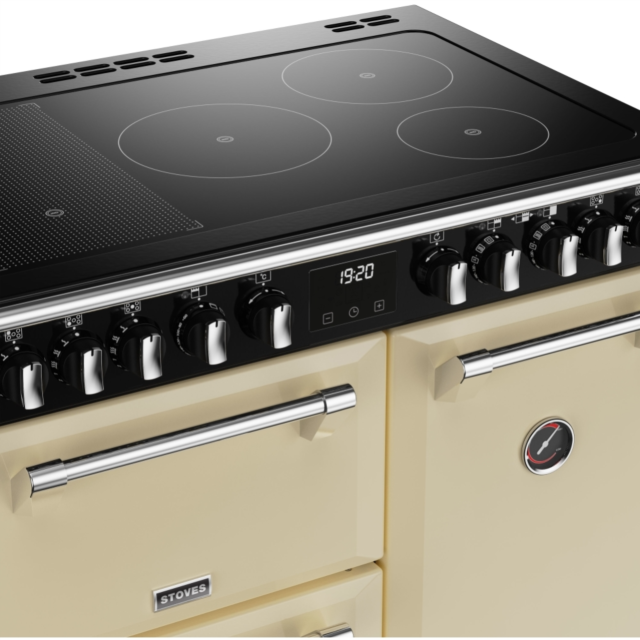Stoves Richmond Deluxe ST DX RICH D900Ei RTY CC 90cm Electric Induction (Rotary Control) Range Cooker