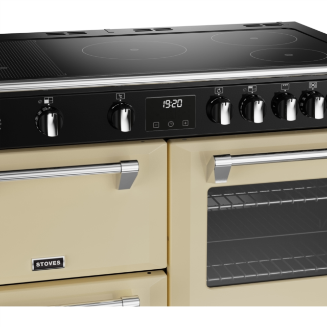 Stoves Richmond Deluxe ST DX RICH D1000Ei RTY CC 100cm Electric Induction (Rotary Control) Range Cooker