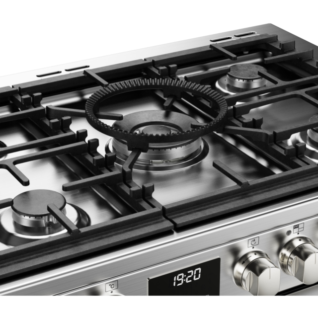 Stoves Sterling Deluxe ST DX STER D1100DF SS 110cm Dual Fuel Range Cooker