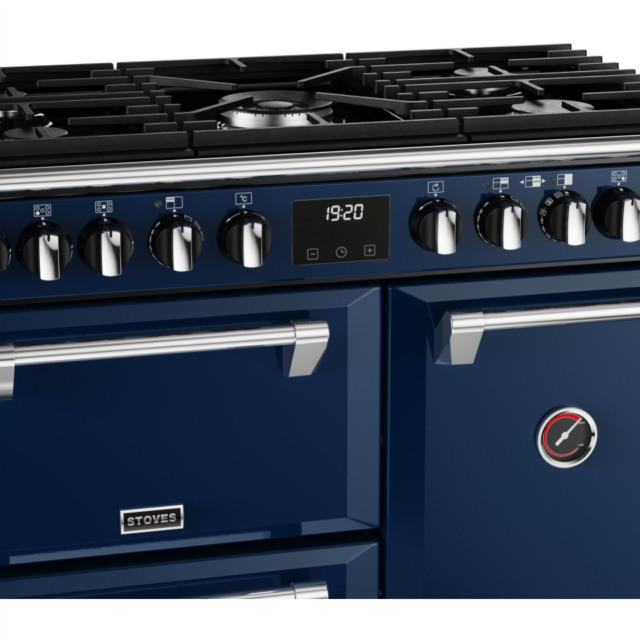 Stoves Richmond Deluxe ST DX RICH D900DF MBL 90cm Dual Fuel Range Cooker