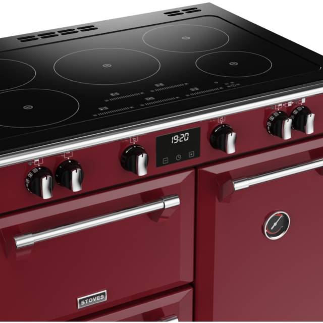 Stoves Richmond Deluxe ST DX RICH D900Ei TCH CRE 90cm Electric Induction (Touch Control) Range Cooker