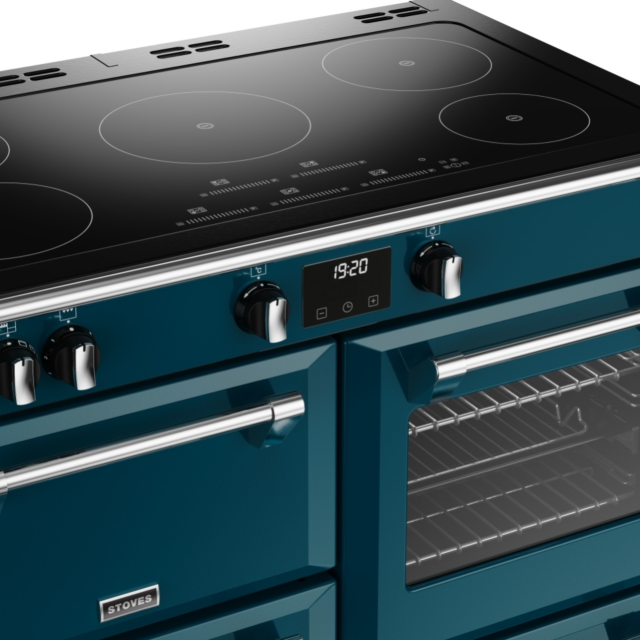 Stoves Richmond Deluxe ST DX RICH D1000Ei TCH KTE 100cm Electric Induction (Touch Control) Range Cooker